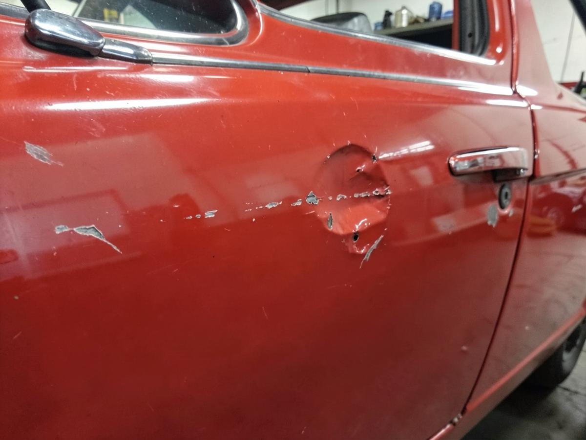 Before — damage
